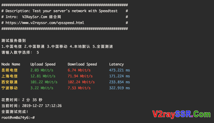 VPS常用性能测试代码,VPS速度测试代码,VPS一键测试代码(测速代码中文版)