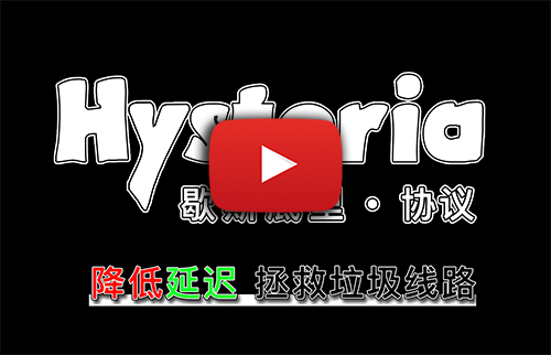 Hysteria 协议!歇斯底里加速协议,是否能够拯救线路拉胯的 VPS!降低延迟、提升线路质量!
