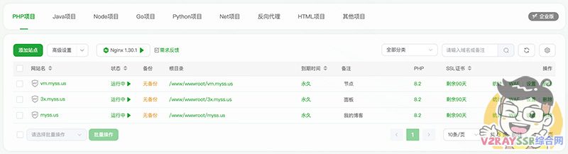 宝塔 / Nginx + 3x-ui 搭建 VLESS + XHTTP + TLS 共用 443 教程