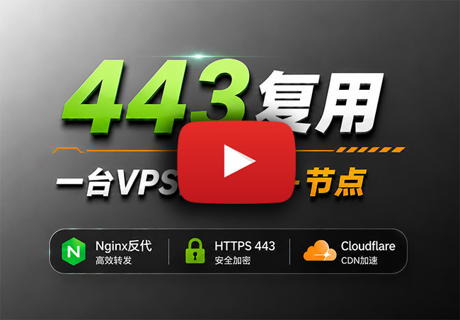 宝塔 / Nginx + 3x-ui 搭建 VLESS + XHTTP + TLS 共用 443 教程