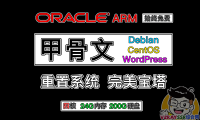甲骨文 ARM VPS 安装 CentOS 8.0 Stream！宝塔面板、WordPress博客完美运行！甲骨文安装、重置系统！